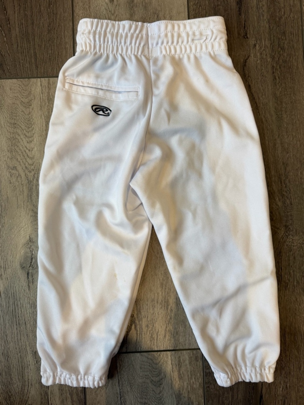 Rawlings Kids White Athletic Baseball Pants (XXS) - Picture 2 of 3